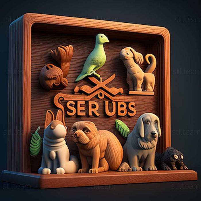 3D model The Sims Pet Stories game (STL)